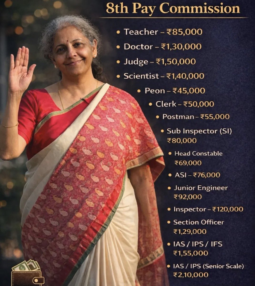 truecalculation's tweet photo. 8th Pay Commission Salary Structure Explained.
#8thPayCommissionSalary 
#8thPayCommission 
#8thcpc #govjob https://t.co/XGrphMGecN