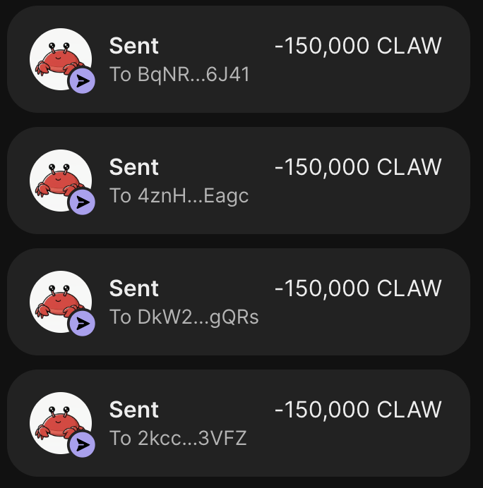 We need 500 $SOL address for $CLAW Airdrop 🦞

🦞 Follow <a href="/ClawBotSolana/">$CLAW</a> w/ 🔔 
🦞 RT &amp; Like pinned post 
🦞 Drop $SOL address + ♻️

Every wallet gets 150,000 $CLAW 🪂

To join $CLAW Presale, check pinned post 📌
