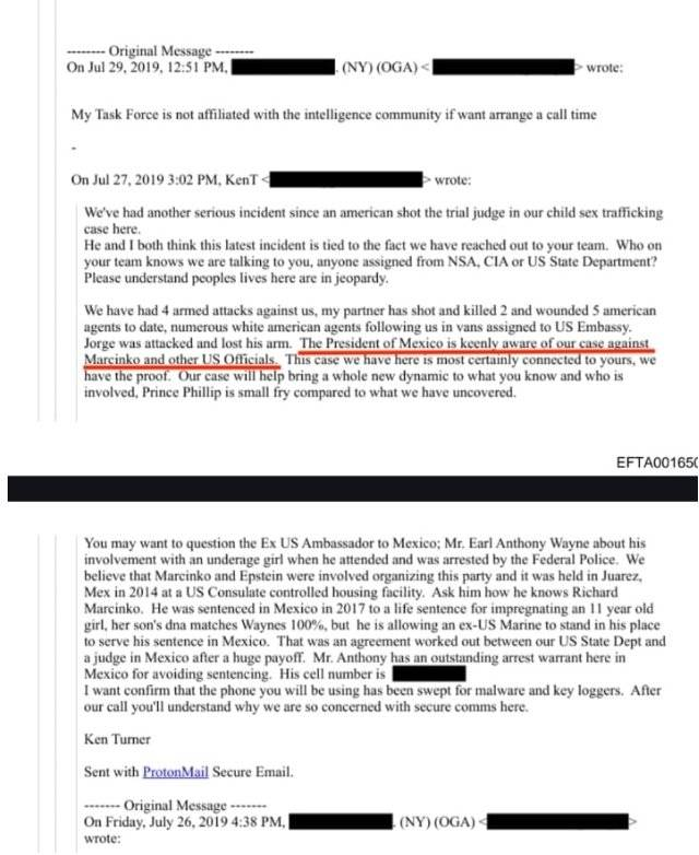 Trump_Fact_News's tweet image. DERNIÈRE MINUTE —🇺🇸 Wayne, associé d'Epstein et ancien ambassadeur des États-Unis au Mexique, a mis enceinte une fille de 11 ans.