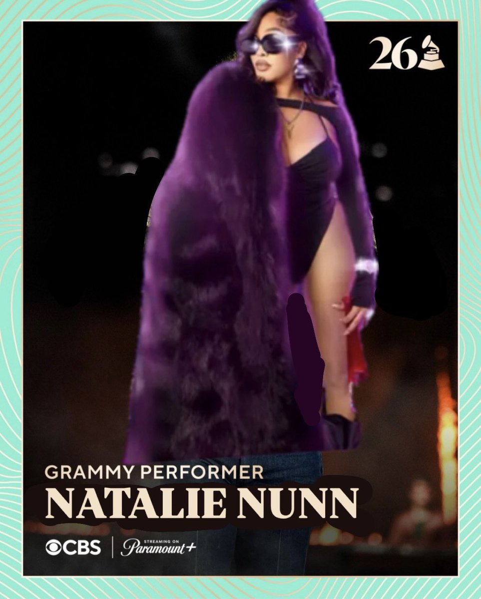 Natalie Nunn to make her #Grammys debut performing her hit “Doin What I Want”