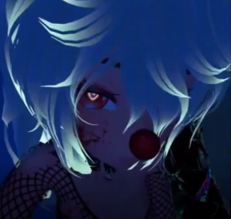 TalonlustVT's tweet photo. Danced with this clown babe last night on #VRChat  ❤️ https://t.co/uysjkYd3GW