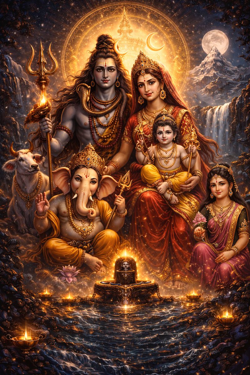 myvoice24's tweet image. 🙏🪻🌸जिस घर में महादेव परिवार की पूजा होती है,
वहाँ प्रेम, शांति और एकता सदा बनी रहती है।
ऐसा घर हमेशा सुख-समृद्धि से भरपूर रहता है। 🙏🪻🌸

#vedicastrology #astrology #astrologer #MahadevAndSons #India #divine #Healing #thekeralastory2 #Budget2026