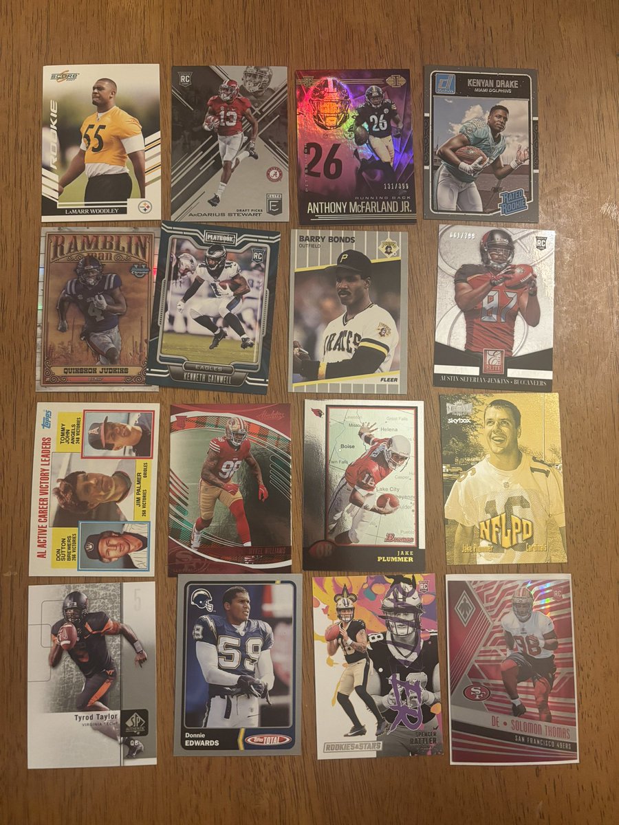 Sunday Stack Sale 
- Inventory clean out .25 each
- new $1
- New $3-5

Lot 42

$.25 each

McFarland, ASJ, Thomas #’d