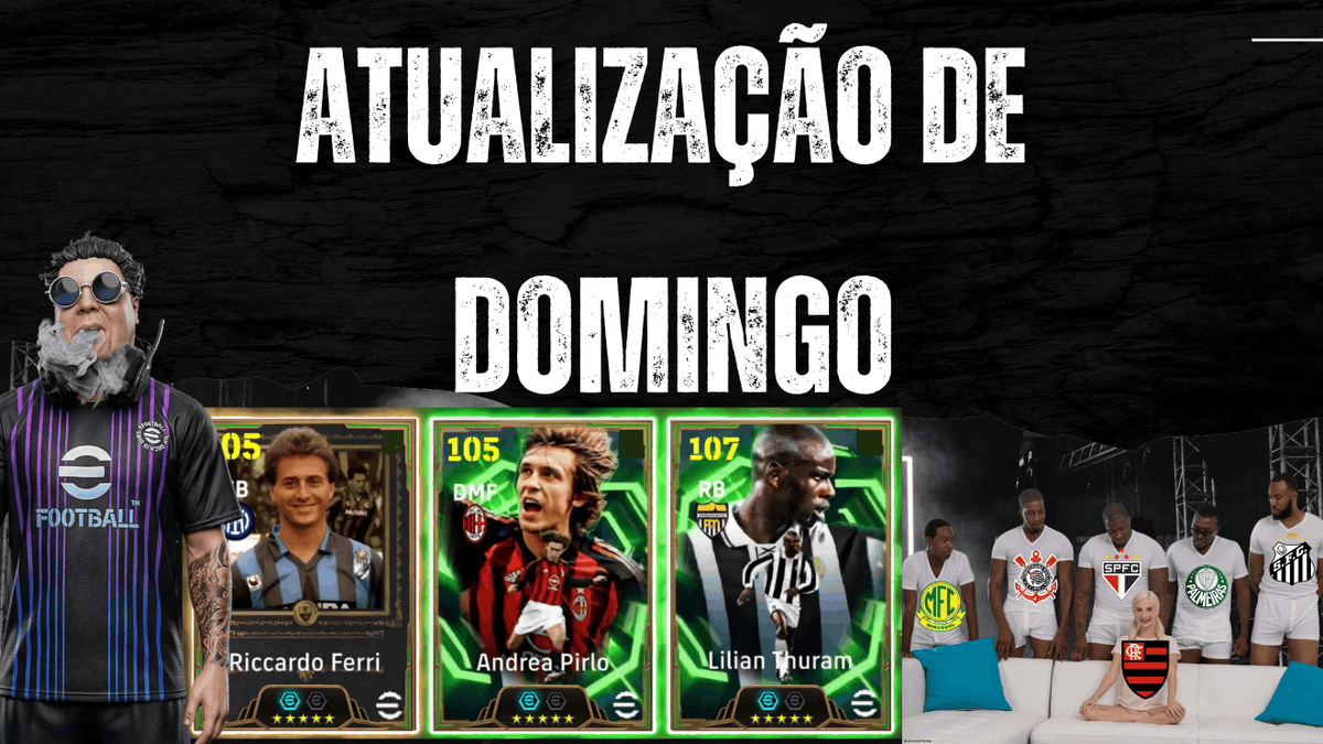 rvgrapha1's tweet photo. https://t.co/nYZI1S89h8
🔴🔴🔴🔴🔴🔴🔴🔴🔴🔴🔴🔴
TAMO AO VIVO ! TAMO ON !!!
ATUALIZAÇÃO DE DOMINGO EFOOTBALL
PIRLO - THURAM E FERRI LEGEND
TODAS NOVIDADES DA ATT
#efootball #efootball2026 #MondayUpdate #AtualizaçãoDeDomingo #Mengo #FLAMENGO #Cheirinho https://t.co/ksBZFz9VFb
