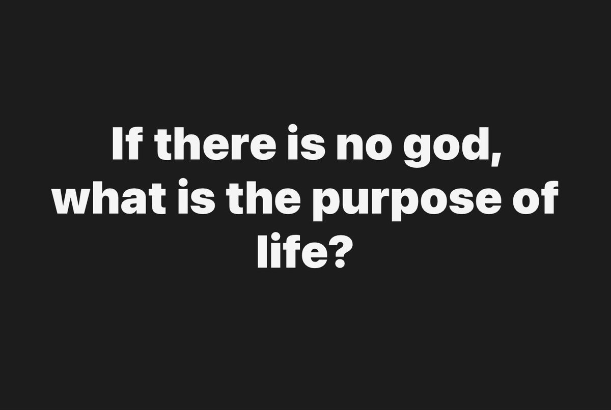 One of the most frequently asked questions 👇👇👇

If there’s no god, then waiting for a cosmic script is pointless. Purpose isn’t handed down—it’s built. Claiming life is meaningless without god is just an excuse to avoid responsibility. 

In reality, meaning comes from what we