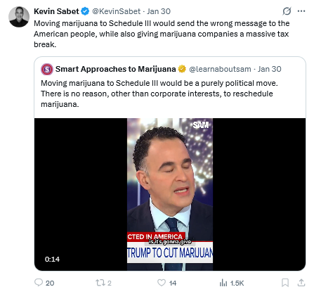 Hey <a href="/KevinSabet/">Kevin Sabet</a> 

Attempting to block Schedule 3 for a known medically useful, safe substance, by hiring a pedophile lawyer is what exactly?

Asking for a friend, dickhead