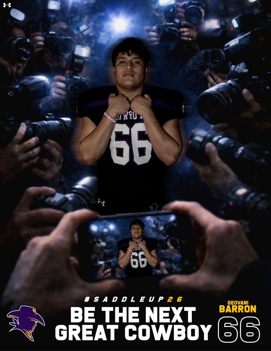 GeovaniBarron75's tweet photo. After a great conversation and visit, I am blessed to receive my First Offer from @HSUCowboys !!
@806hsscmedia @CoachWhiteDB1 #HOOYAH https://t.co/uQqz4s9nWt