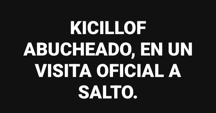 MARCELOFAVAOK's tweet image. ALERTA:

Axel Kicillof fue abucheado durante una visita oficial a Salto

La visita del gobernador @kicillofok a la ciudad de Salto para encabezar una actividad oficial vinculada a la Ruta Provincial N°31 quedó marcada por un escrache de vecinos que se manifestaron durante la…