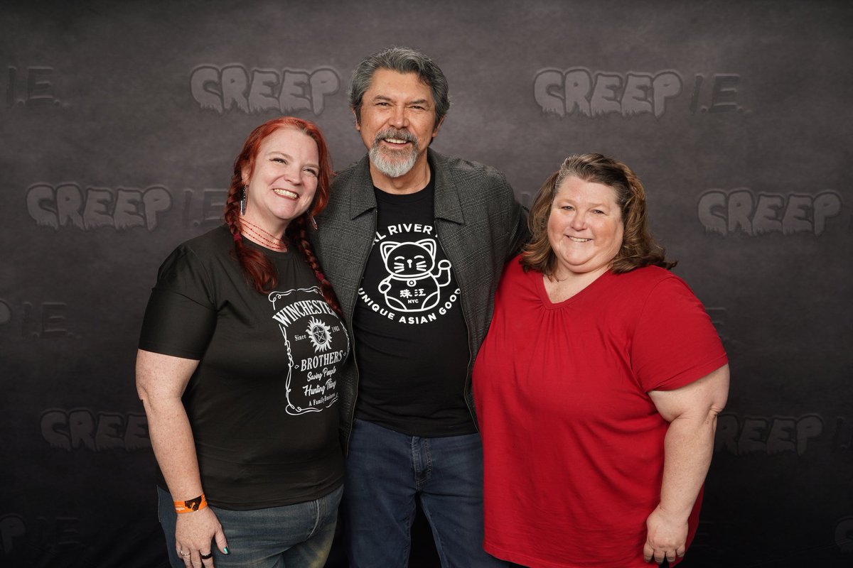 aeris75's tweet photo. Lou Diamond Phillips!
I crushed on him do hard in La  Bamba!

#creepiecon https://t.co/oQH6Lhv6rs