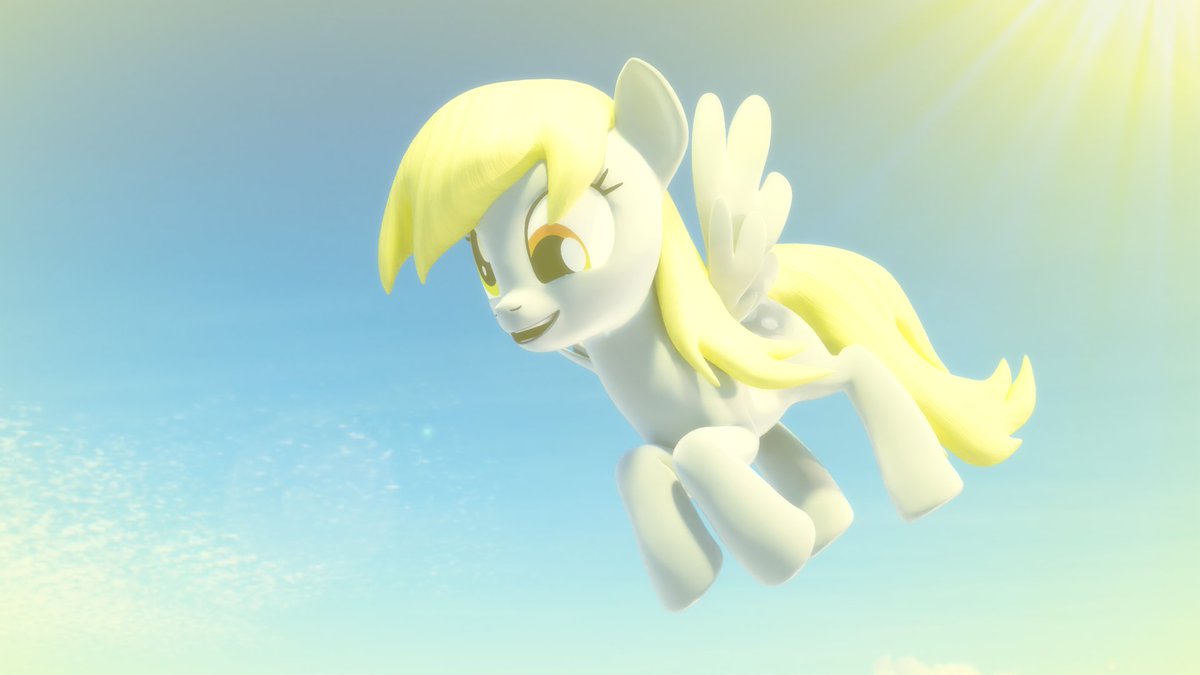 Derpy Flying 
#mlpfim #mylittlepony #fanart