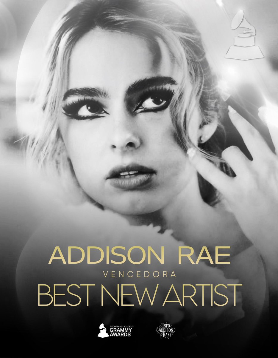 infoaddisonrbr's tweet image. Infelizmente, Addison Rae perdeu a categoria “Best New Artist”.