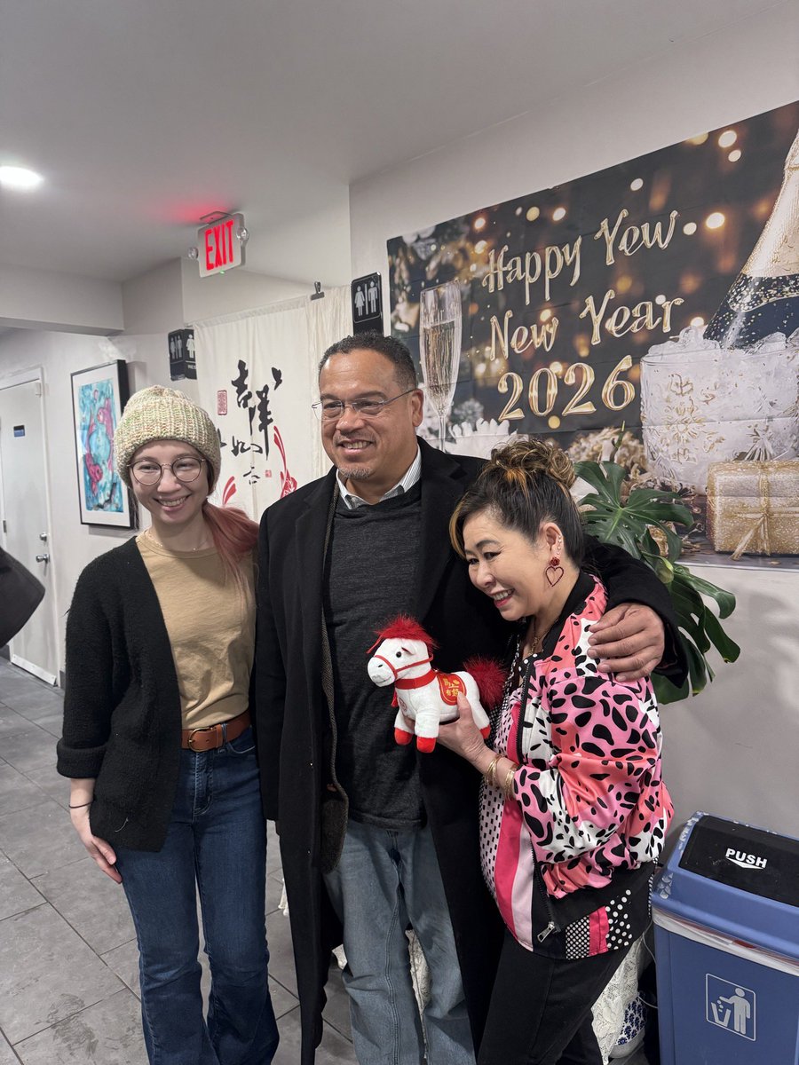 keithellison's tweet photo. I spent the day listening to small business owners across Minneapolis. Many told me the same thing: Operation Metro Surge is hurting their businesses and creating fear for their workers and customers.

Our economy and our communities suffer when fear is the policy. We can and must do better.