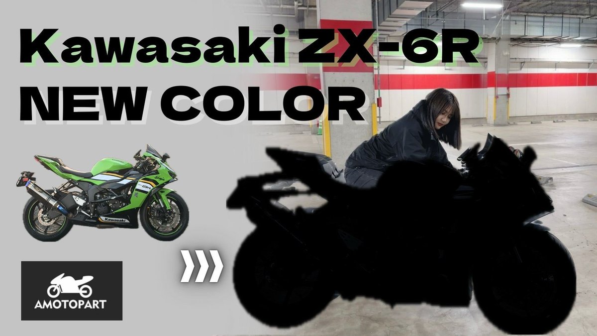 公開しましたー！ 【AMOTOPART】ZX-6Rがっつりイメチェンしたらおっ