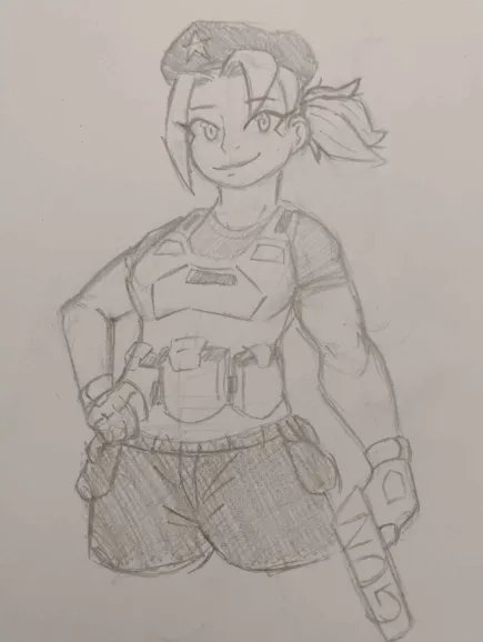 21Spoopy's tweet photo. #ocquestion

Since I'm going to start watching MHA tomorrow, this question came to mind: what would happen if your OCs got transported to the world of My Hero Academia? 

Joselyn would still be a vigilante, but she would have to change her methods to a way-less violent ones. https://t.co/4bYYYvmtib