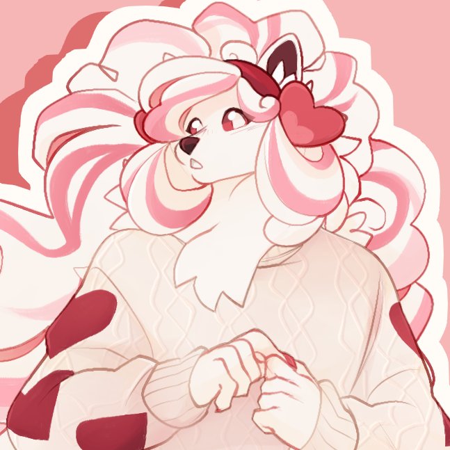 alolan vulpix + alcreamie design auction!! 🍦💗more info below, rts appreciated! v