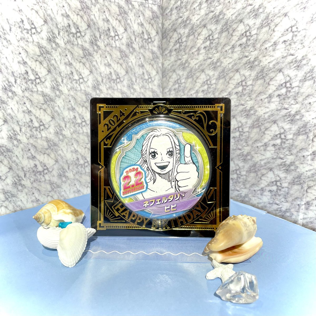 おすすめ】原画商品 バースデイ缶バッジ ネフェルタリ・ビビ 495円