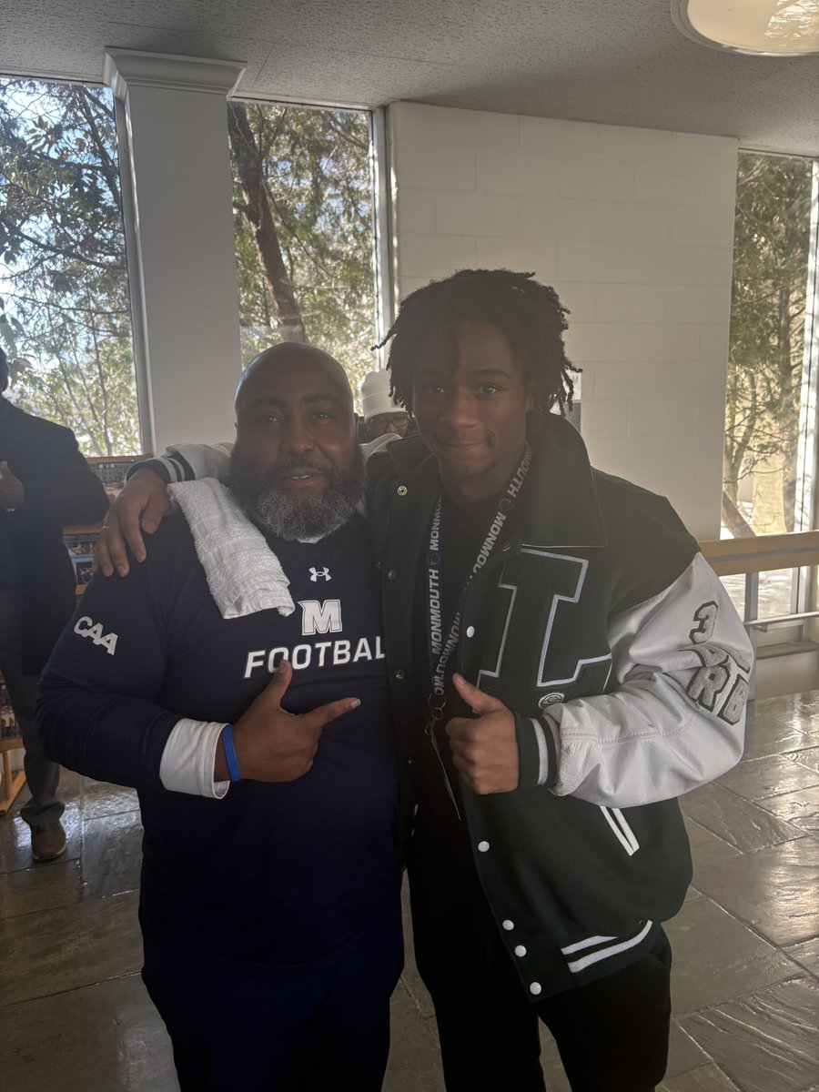 abelpaul2027's tweet photo. After an amazing junior day and amazing conversation with @CoachSamDorsett i’m grateful to receive my 3rd division 1 offer from Monmouth University. @Coach_KCal @CoachSamDorsett @CoachBGabriel @JZ696969 #livingstonfootball #hawks https://t.co/VwEnRpGspY