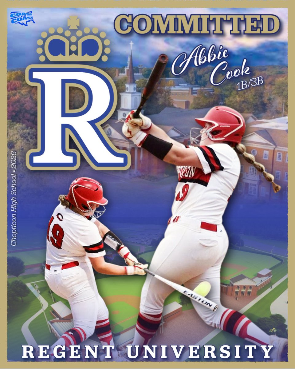 I am so blessed to announce my verbal commitment to Regent University! I want to thank my parents for all the traveling and support they have given me along the way. Also, thank you to my family, friends, teammates, and coaches who have pushed me to be a better teammate and