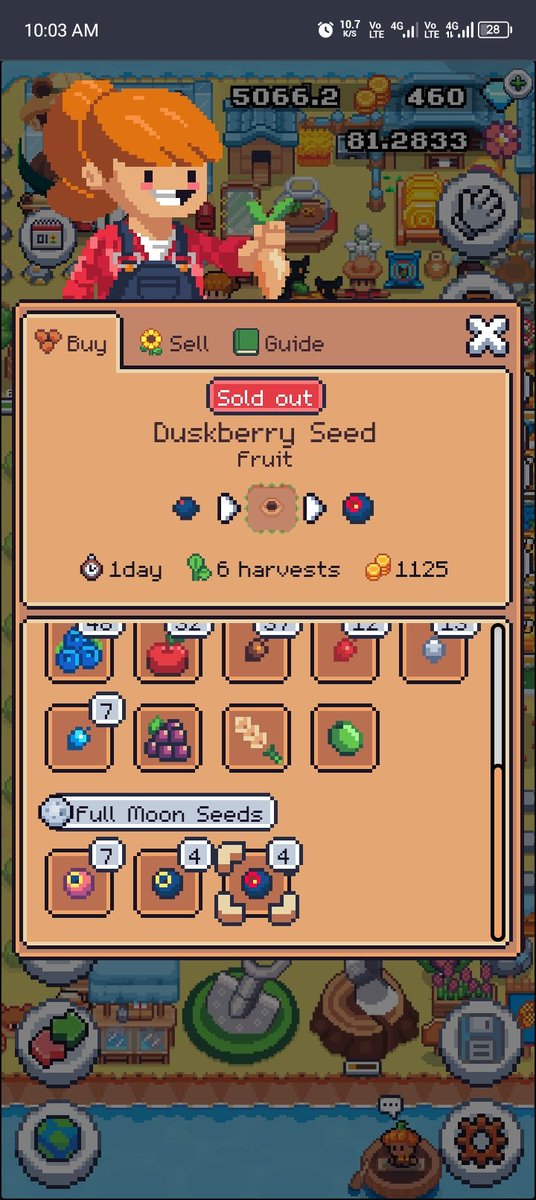 It's a full moon today, don't forget to buy your full moon seeds. 

#SunflowerLandWeekly 
#SunflowerLandFarm