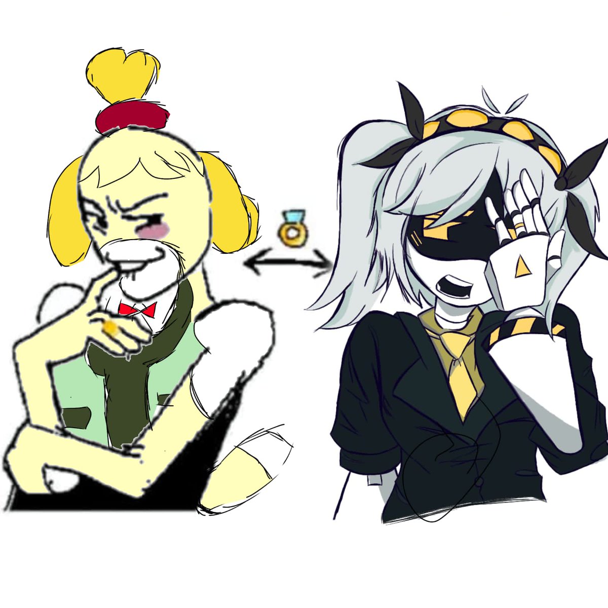 NootNoot_Lemon's tweet photo. ADIVINEN QUIÉN VOLVIO DESPUÉS DE AÑOS (⁠T⁠T⁠)
(Tenía que hacer el trend, mi bf hizo el de canelita LMAO)
#murderdronesJ  #murderdrones #artwork  #AnimalCrossing #Trending https://t.co/IZPtsj5aAF