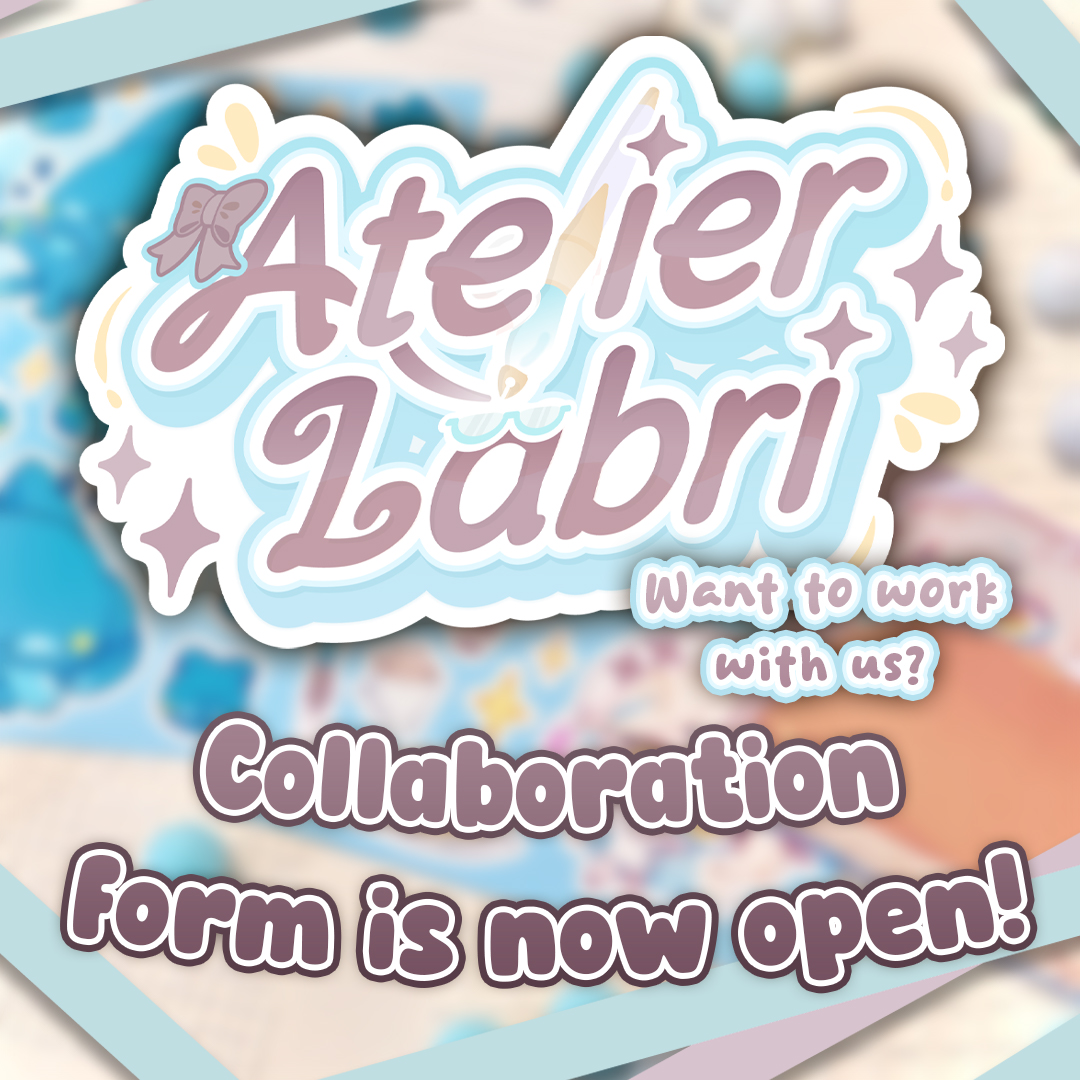 AtelierLabri's tweet photo. ATELIER LABRI'S COLLABORATION FORM IS OPEN!
Want to make custom stationery with us?
Apply here! ദ്ദി ˉ͈̀꒳ˉ͈́ )
✎𓂃 https://t.co/2Jm5R3rXgL https://t.co/6Qkvimfio4