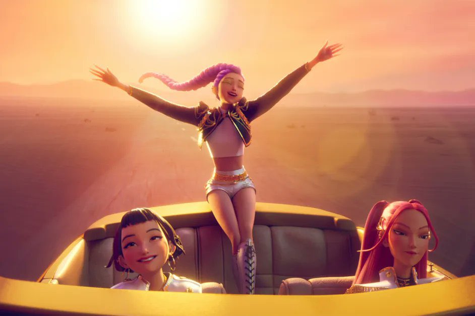 HUNTR/X's "Golden" is the first K-Pop song to win a #GRAMMYs award.