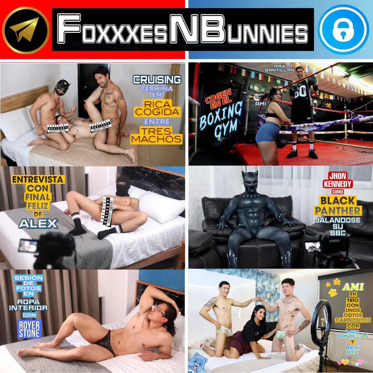 Forma parte de mi grupo VIP de Telegram 
y en la compra de mi canal te llevarás también un mes gratis de mi cuenta de OnlyFans.com/FoxxxesNBunnies 🦊&amp;🐰

En mi cuenta de Telegram tengo algunos creadores de contenido que no tengo en OnlyFans 😏🔥 y en ambas cuentas tengo contenido