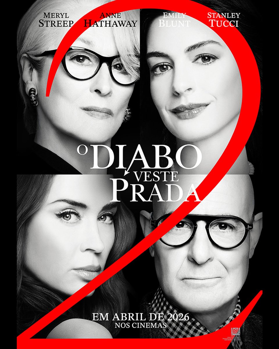 silvathi's tweet photo. Pôster oficial de O Diabo Veste Prada 2. https://t.co/KPhN01o692