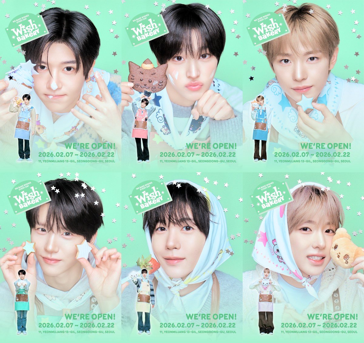 NCT WISH WISH BAKERY POPUP 🥐⊹ ｜日程｜ 2月7日（土）〜22日（日