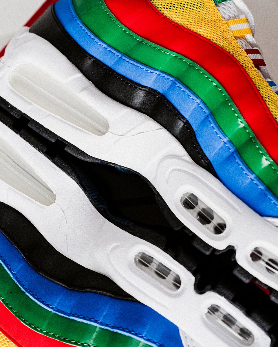 houseofheat's tweet photo. Nike Air Max 95 "Olympic" (2026) 🌈

Details: https://t.co/WX7BhNrl8l https://t.co/DKR047bLQv