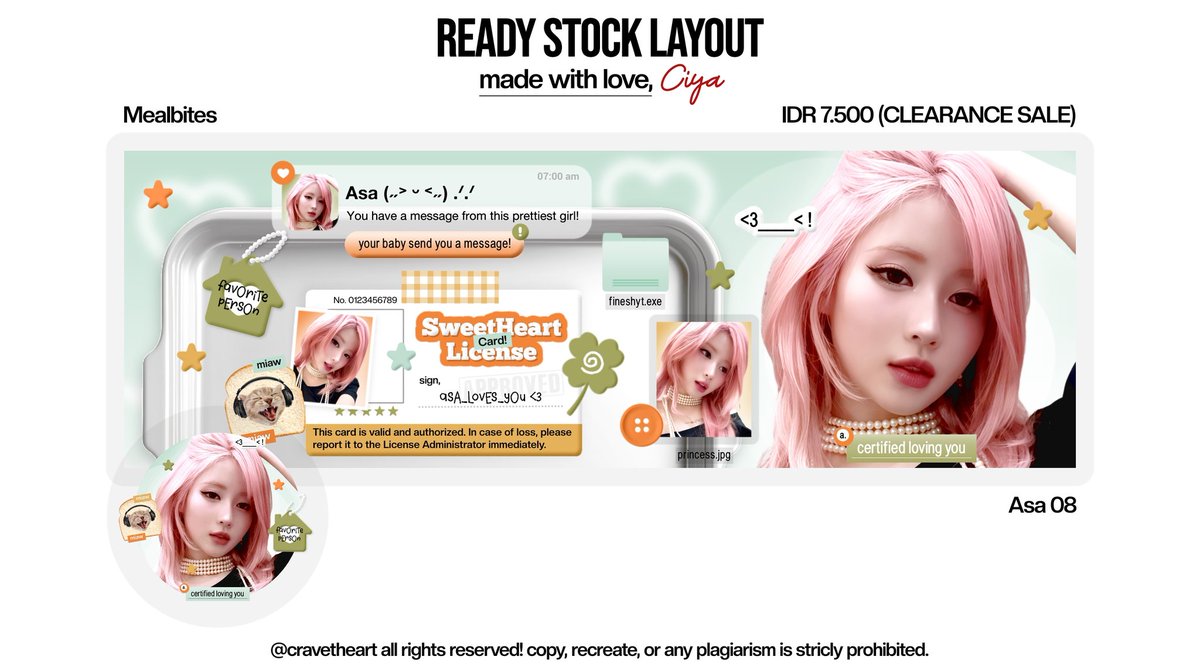 cravetheart's tweet image. help repost plss? thank uu ‹𝟹

CLEARANCE SALE!

aku masih ada 6 layout ready stock yg lagi clearance sale guys! semua 7,5K/each free retext yaa!

list chara ada asa, karina &amp;amp; carmen (bisa scroll ke bawah)

habiskan yukk :3

#zonauang