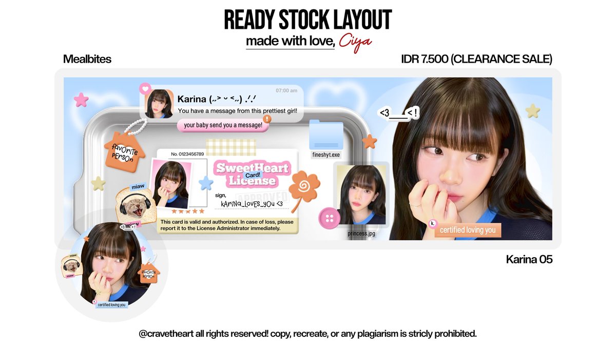 cravetheart's tweet image. help repost plss? thank uu ‹𝟹

CLEARANCE SALE!

aku masih ada 6 layout ready stock yg lagi clearance sale guys! semua 7,5K/each free retext yaa!

list chara ada asa, karina &amp;amp; carmen (bisa scroll ke bawah)

habiskan yukk :3

#zonauang