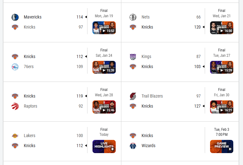 The Knicks were an unwatchable mess before Bill stepped in and righted the ship like only he can