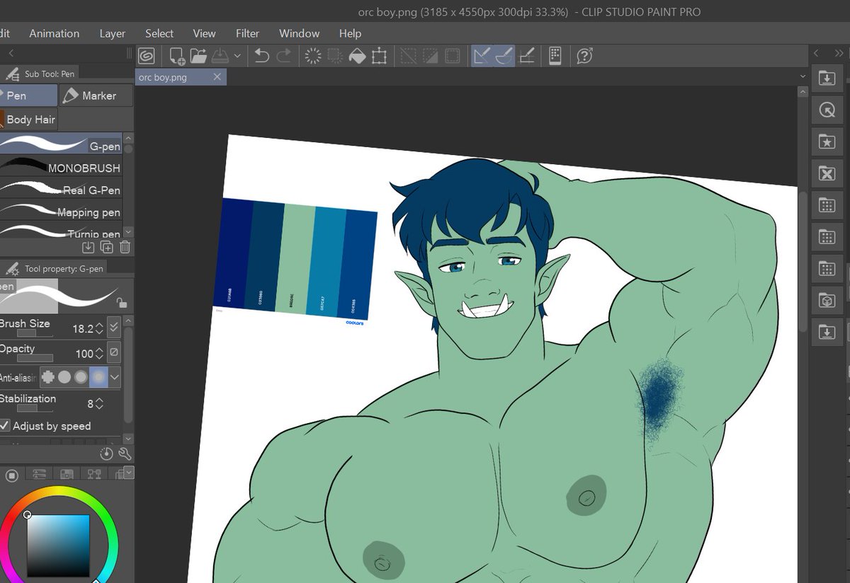 hotaru1964's tweet photo. orc boy https://t.co/25pI0slIe4