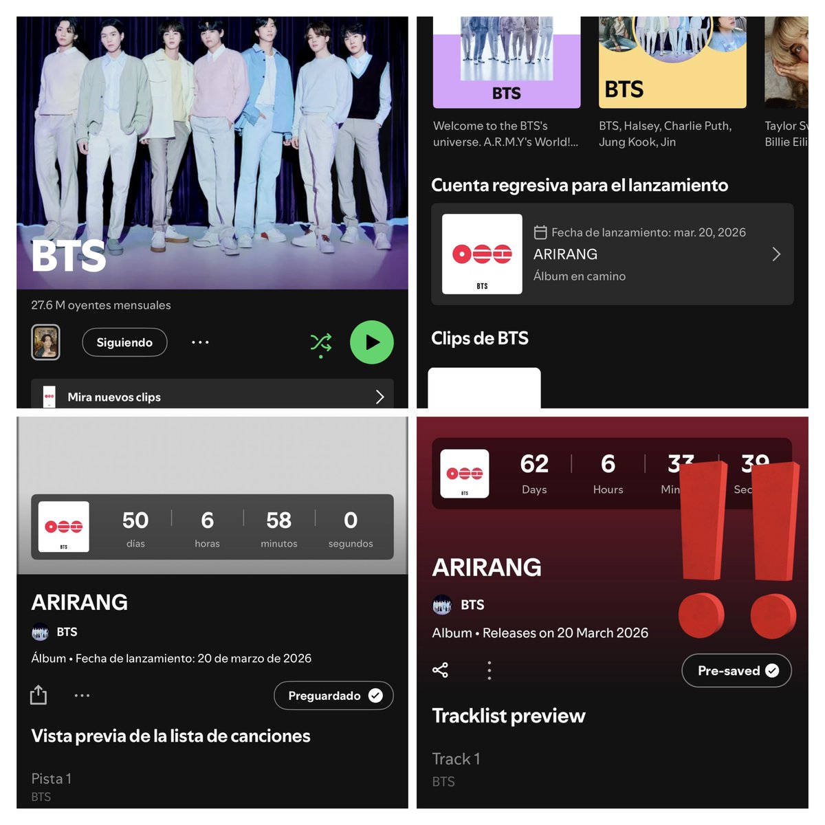 Army097l's tweet image. Tratemos de difundir esta imagen en otras redes para ayudar a incrementar los pre saves