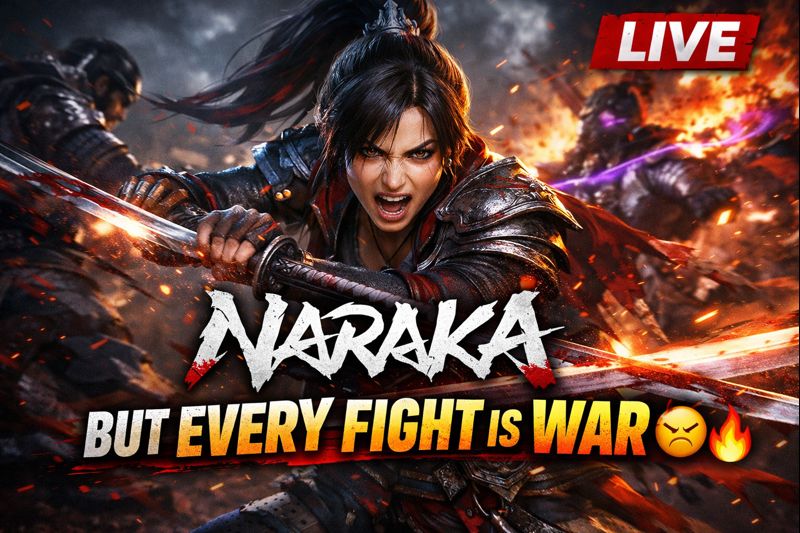 DEADONSIGHTTV's tweet photo. live right now streaming NARAKA: BLADEPOINT — LEVELING UP AS MUCH AS I CAN !! https://t.co/cPzM3yyNNy