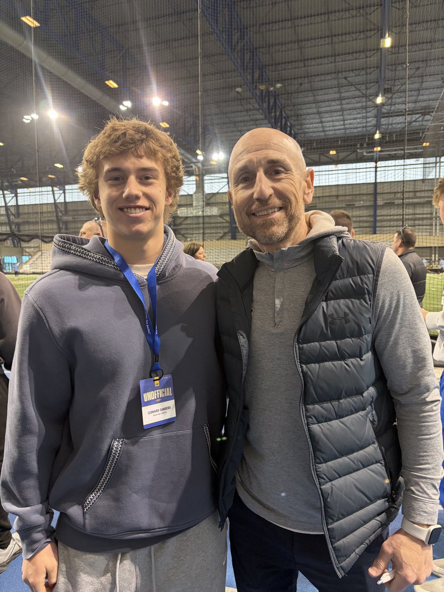 LennySande26997's tweet photo. Thank you to @Coach_Bergy and @CoachBusekist for inviting me out for Junior Day. It was an awesome learning opportunity and such a cool environment. The coaches and players there all seemed great and are a part of a great culture! 
@GoJacksFB @chaskagridiron https://t.co/yCx7wUTi1q