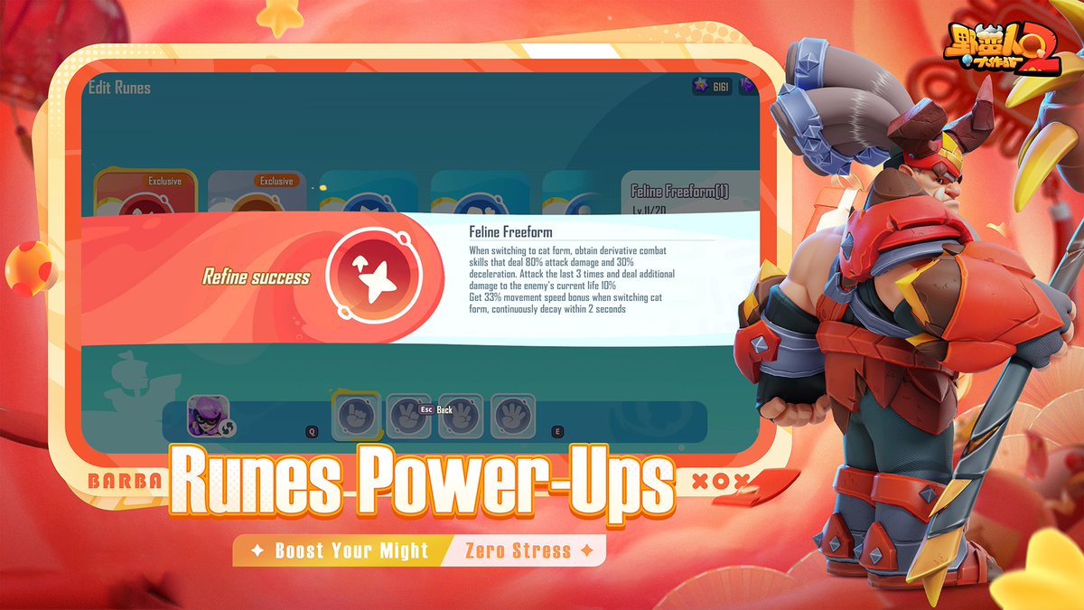 BarbarQ_2's tweet photo. Rune-Powered Might! Max out your stats with limitless Rune boosts. Crushing your enemies has never been this effortless!! https://t.co/lFTg485KCS