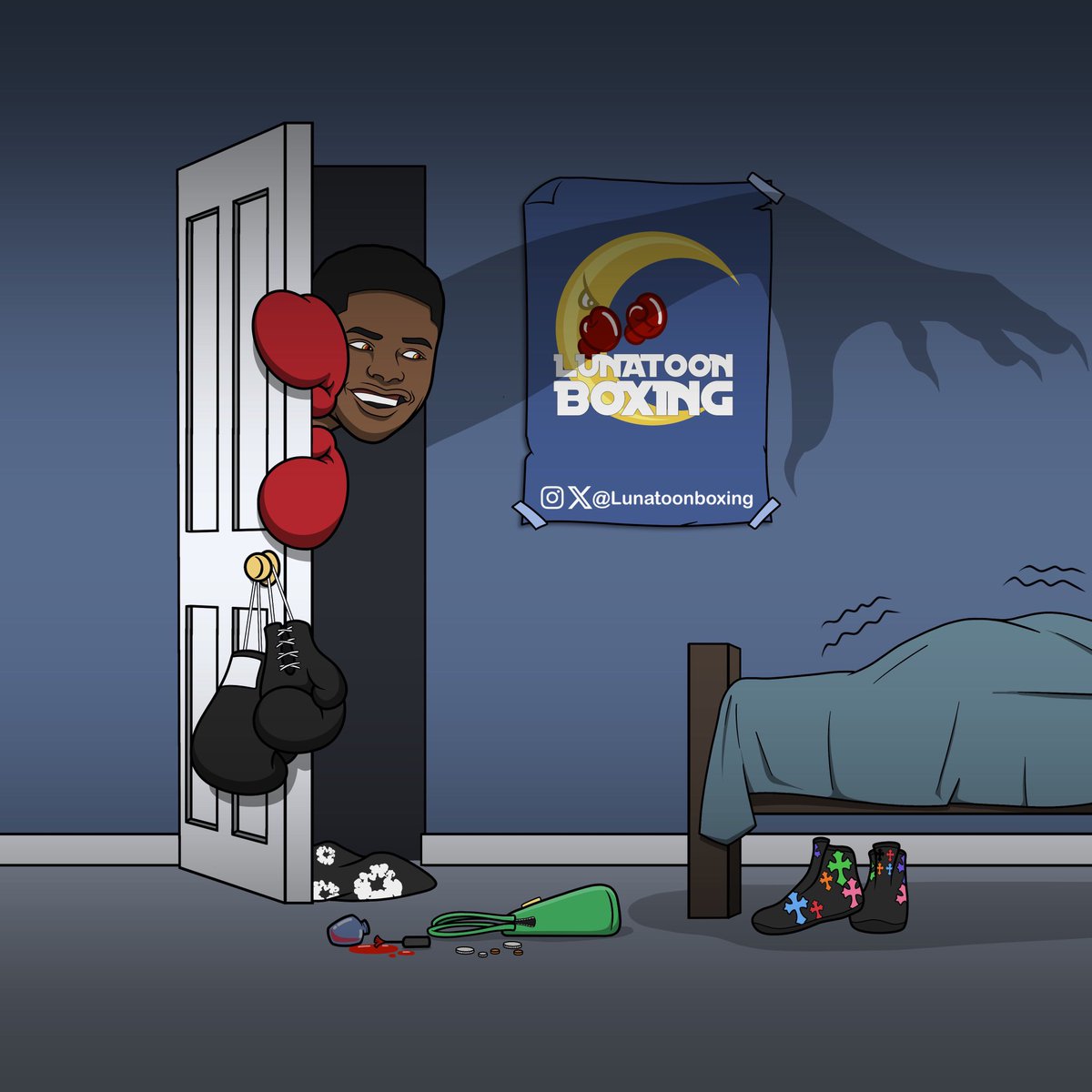 Lunatoon Boxing tweet media