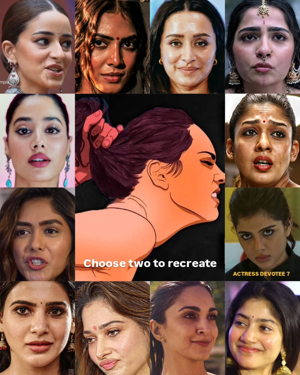Actress_4K_hub's tweet photo. 𝗖𝗵𝗼𝗼𝘀𝗲 𝗧𝘄𝗼 𝘁𝗼 𝗥𝗲𝗰𝗿𝗲𝗮𝘁𝗲 𝗧𝗵𝗶𝘀 𝗦𝗰𝗲𝗻𝗲 🔥🥵 https://t.co/JR4YN8akHU