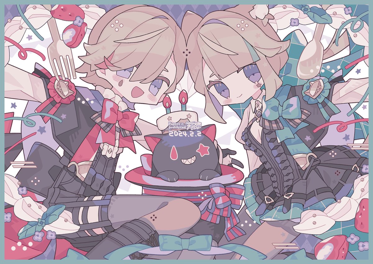 リネリネちゃんおめでたい🍰再掲
#Lyney #Lynette #GenshinImpact