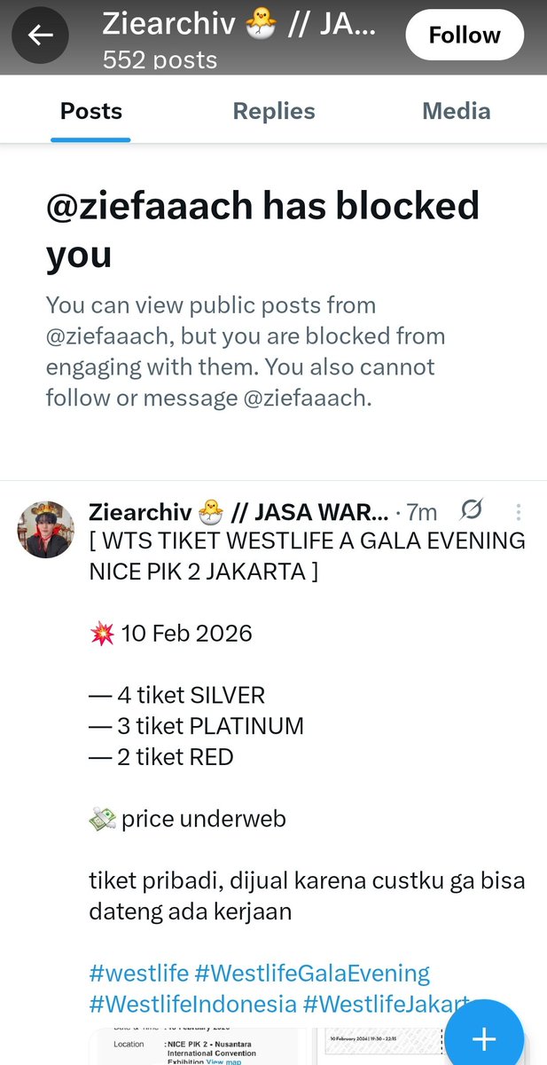 Gais agar tdk ada yg kena lg, so hati2 sm penipu jaswar kai ini <a href="/ziefaaach/">Ziearchiv 🐣 // JASA WAR TIKET JASTIP TICKETING</a> dia sudah di tf, tidak kasih proof, malah minta tf lg, emg gw bapak lu. Semoga Allah memberikan ganjaran ya kak atas perbuatan kakak. Ak memang gk hati2 krn lg panik gais, so jgn gegabah