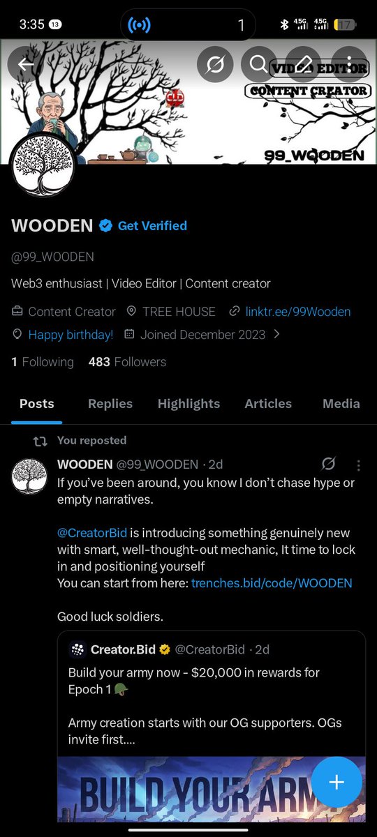 99_WOODEN's tweet image. You all should know what this means, I follow back o 😂🤲

If you don't, it X showing dominance.