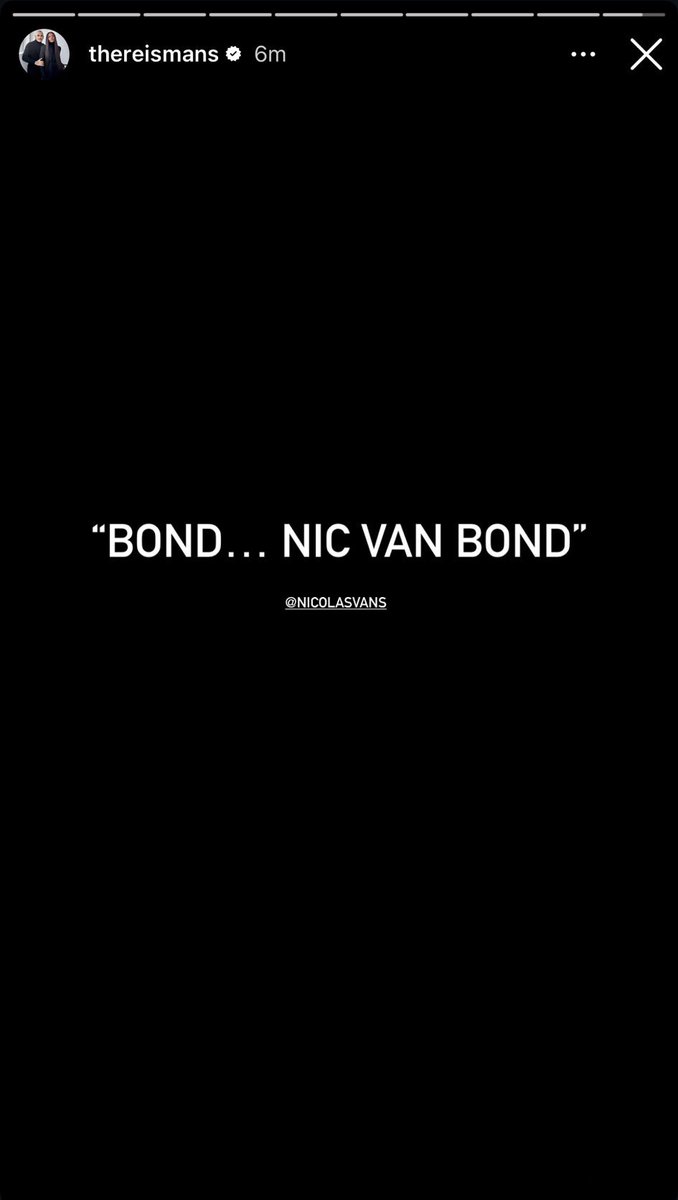 nicolandriainfo's tweet image. 📲 The Reismans hype up Nic via IG Story!