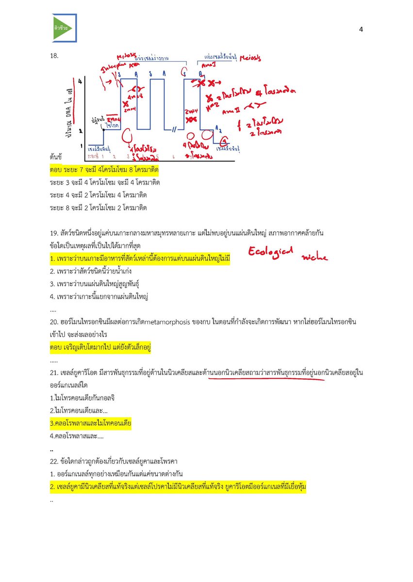 BioEntrance ติวชีวะเข้าเส้น tweet media