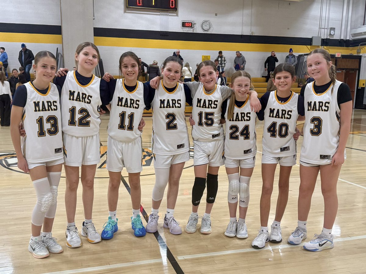 Mars Girls Youth Basketball tweet media