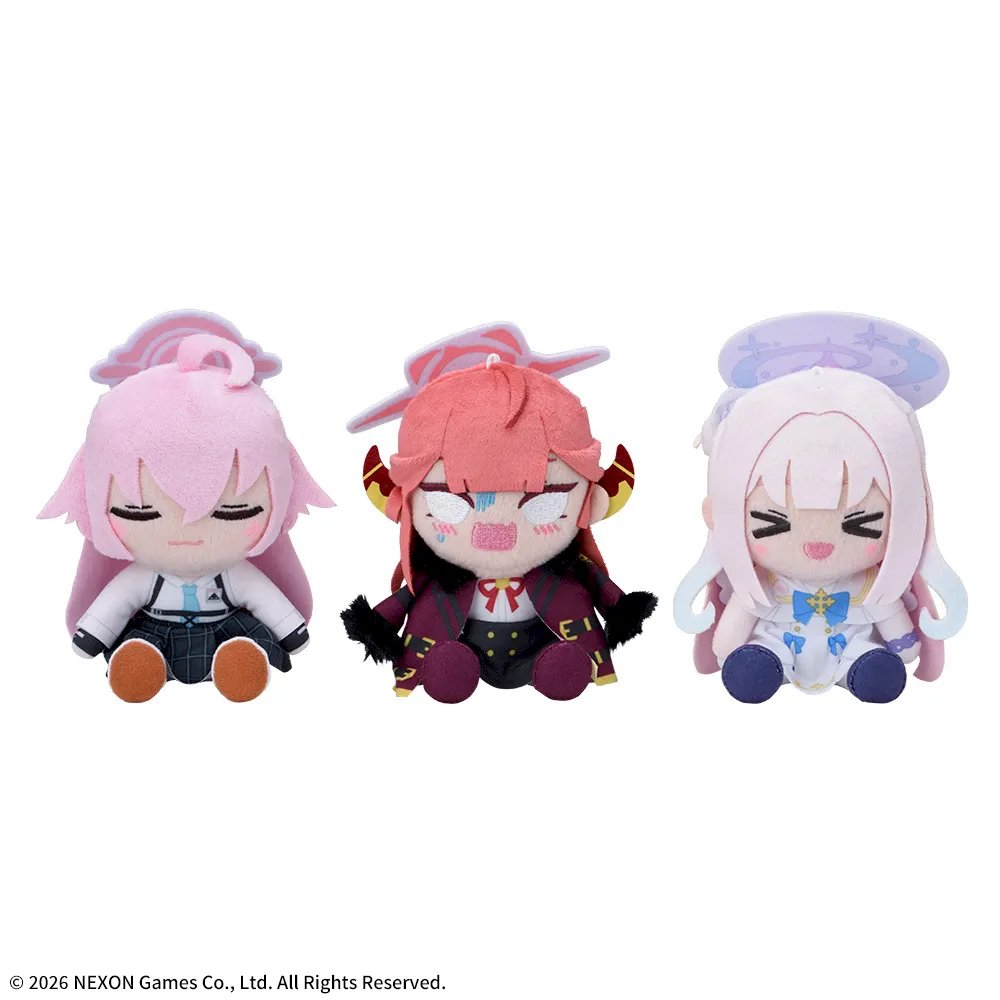 2026年3月13日より順次登場 ブルーアーカイブ ミニぬいぐるみ セガUFO