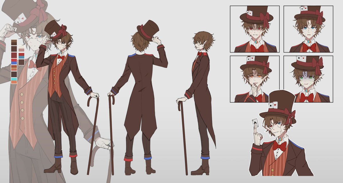 Hexabytevt's tweet photo. I just remembered that I never posted the badass reference sheet my friend made for me. TYSM @hiyori_meii https://t.co/gUbbSgCLjv