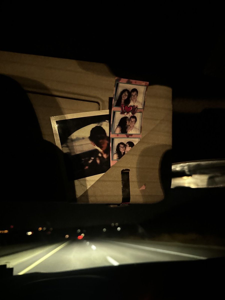 immeyah's tweet photo. thiam taking pics at a photo booth. theo keeps them on his truck visor and smiles every time he sees them https://t.co/ua04z0OFIS