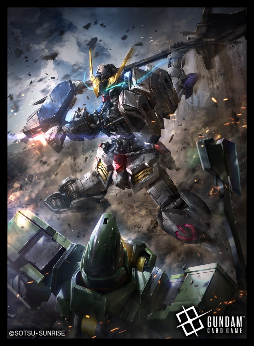 ガンダムカードゲームDual Impact [GD02]にてバルバトス第一形態を描か